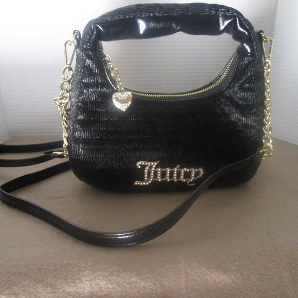 NWOT - Juicy Coture Small Handbag (Black) - Picture 2 of 4